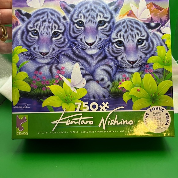 42-HTT Tigers Little Brothers 750 Piece Puzzle - Kentaro Nishino Ceaco 2947-1 - Picture 4 of 12